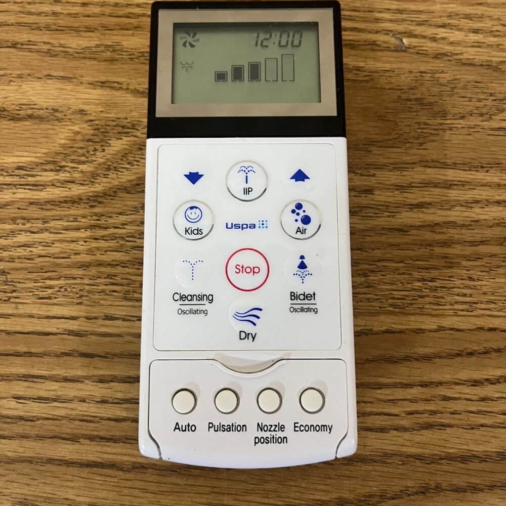 USPA 6800 Bidet Toilet Seat Remote Control White Replacement